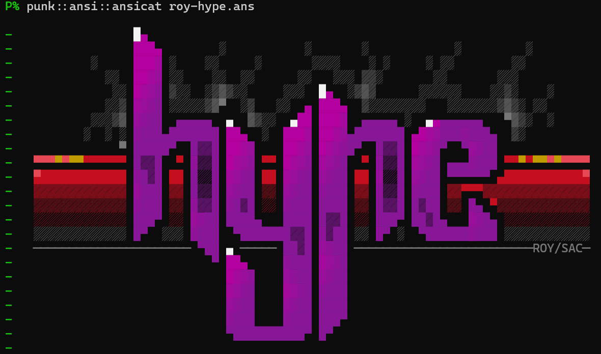 Ansi art courtesy of roy-sac.com